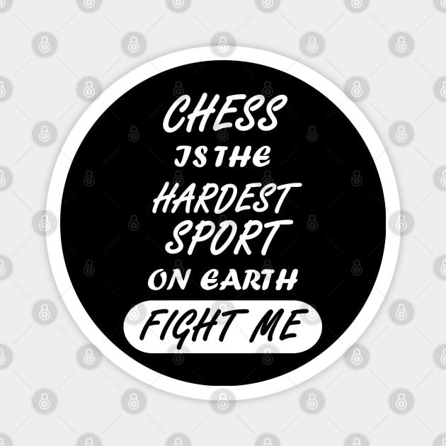 Chess Brain Teaser Ladies Girls Women Magnet by FindYourFavouriteDesign